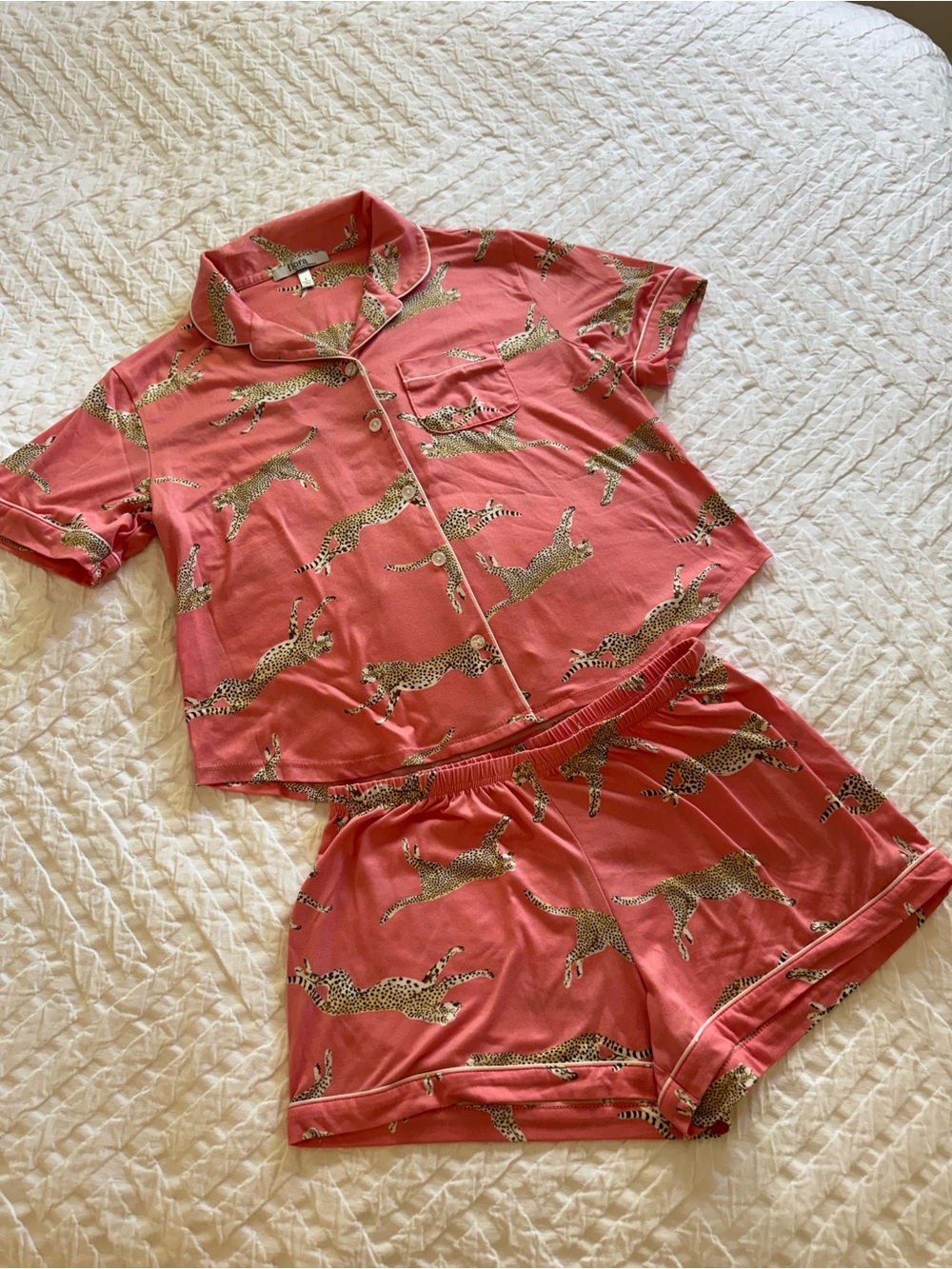 Flora by Flora Nikrooz Women's 2-Pc Gabriella Printed Shorty Pajamas Set (NWOT)